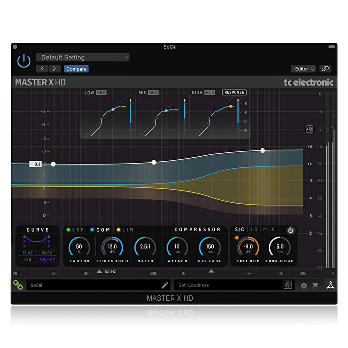 TC Electronic MASTER X HD-DT Dinamik Kontrol Prosesörü Plug-In Hardware Kontrol Cihazı
